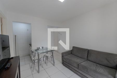 Sala de apartamento para alugar com 1 quarto, 35m² em Morro dos Ingleses, São Paulo