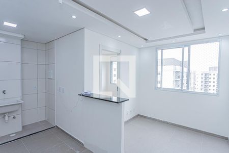 Sala, cozinha e área de serviço de apartamento para alugar com 2 quartos, 35m² em Vila Pirituba, São Paulo