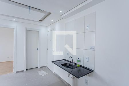 Sala, cozinha e área de serviço de apartamento para alugar com 2 quartos, 35m² em Vila Pirituba, São Paulo