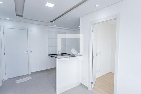 Sala, cozinha e área de serviço de apartamento para alugar com 2 quartos, 35m² em Vila Pirituba, São Paulo