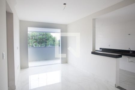 sala de apartamento à venda com 2 quartos, 63m² em Arvoredo, Contagem