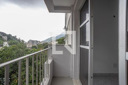 Sala Varanda de apartamento à venda com 2 quartos, 70m² em Tijuca, Rio de Janeiro