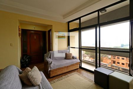 Sala de apartamento para alugar com 3 quartos, 130m² em Vila Assunção, Santo André