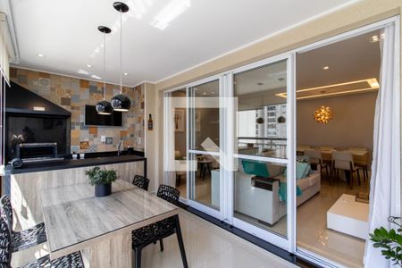 Varanda Gourmet de apartamento à venda com 3 quartos, 106m² em Jardim Flor da Montanha, Guarulhos