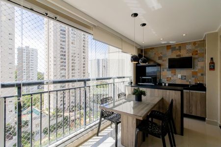 Varanda Gourmet de apartamento à venda com 3 quartos, 106m² em Jardim Flor da Montanha, Guarulhos