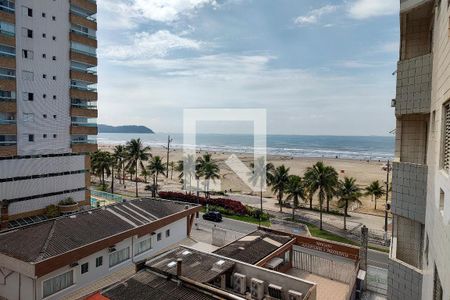 Vista da Sacada de apartamento para alugar com 1 quarto, 50m² em Aviação, Praia Grande