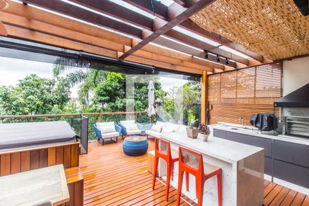 Vista da Sala de casa de condomínio à venda com 3 quartos, 200m² em Centro de Apoio I (alphaville), Santana de Parnaíba