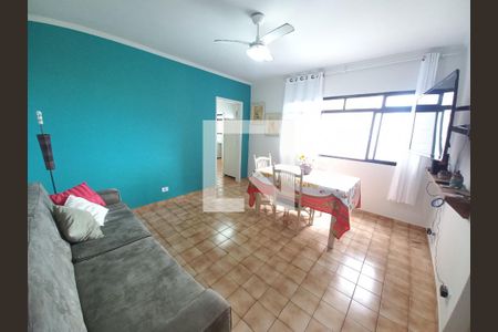 Sala de apartamento para alugar com 1 quarto, 70m² em Itararé, São Vicente