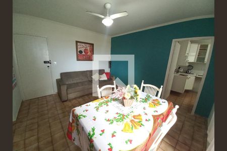 Sala de apartamento para alugar com 1 quarto, 70m² em Itararé, São Vicente