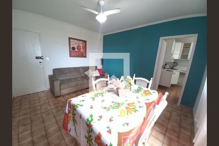 Sala de apartamento para alugar com 1 quarto, 70m² em Itararé, São Vicente