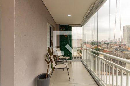 Varanda da Sala de apartamento à venda com 3 quartos, 80m² em Vila Matilde, São Paulo