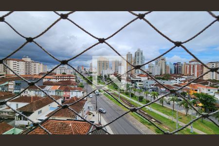 Vista da Sala de apartamento para alugar com 2 quartos, 85m² em Campo Grande, Santos