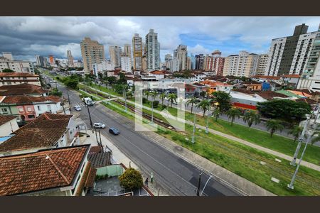 Vista da Sala de apartamento para alugar com 2 quartos, 85m² em Campo Grande, Santos