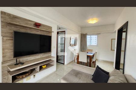 Sala de apartamento para alugar com 2 quartos, 85m² em Campo Grande, Santos