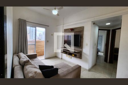 Sala de apartamento para alugar com 2 quartos, 85m² em Campo Grande, Santos