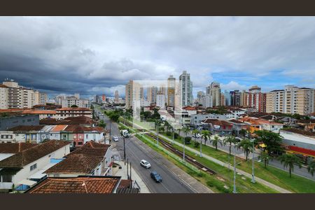 Vista da Sala de apartamento para alugar com 2 quartos, 85m² em Campo Grande, Santos