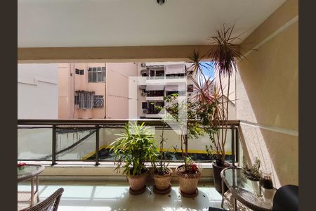 Varanda da Sala de apartamento à venda com 3 quartos, 95m² em Maracanã, Rio de Janeiro