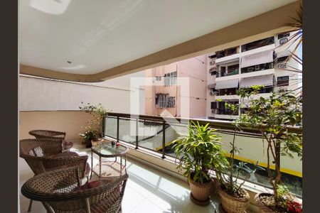 Varanda da Sala de apartamento à venda com 3 quartos, 95m² em Maracanã, Rio de Janeiro