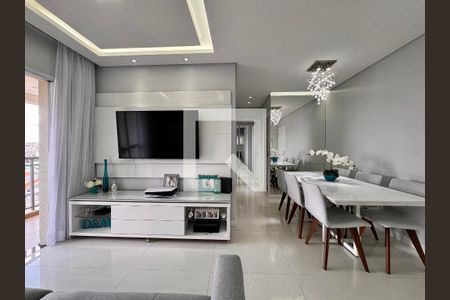 Sala de apartamento à venda com 2 quartos, 66m² em Vila América, Santo André