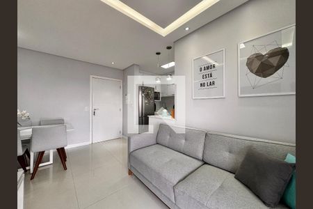 Sala de apartamento à venda com 2 quartos, 66m² em Vila América, Santo André