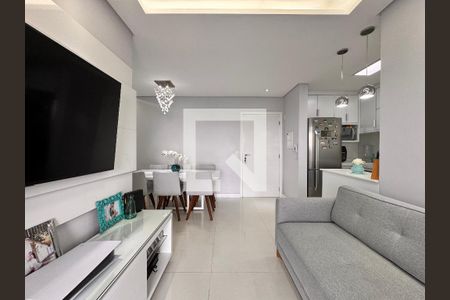 Sala de apartamento à venda com 2 quartos, 66m² em Vila América, Santo André