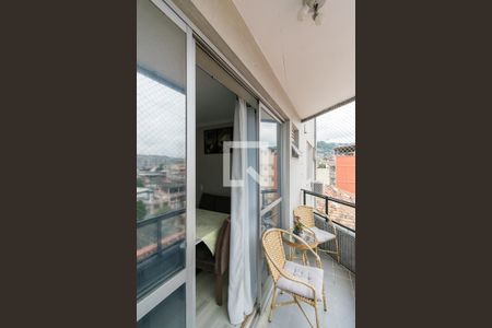 Varanda da Sala de apartamento à venda com 2 quartos, 74m² em Olaria, Rio de Janeiro