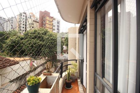 Varanda de apartamento à venda com 3 quartos, 105m² em São Pedro, Belo Horizonte