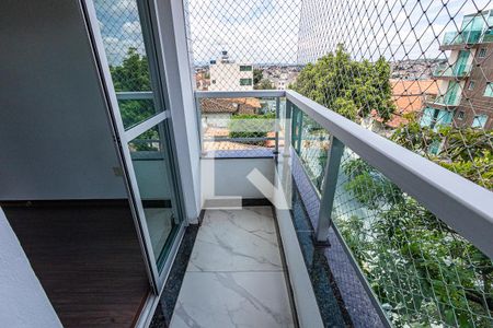 Varanda da Suíte de apartamento à venda com 3 quartos, 80m² em Sinimbu, Belo Horizonte