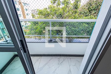 Varanda da Suíte de apartamento à venda com 3 quartos, 80m² em Sinimbu, Belo Horizonte