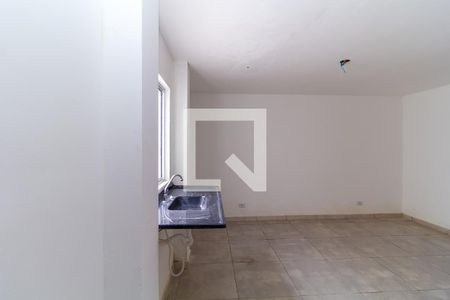 Cozinha de kitnet/studio para alugar com 1 quarto, 27m² em Vila Cleonice, São Paulo