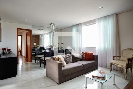 Sala de apartamento à venda com 3 quartos, 89m² em Colégio Batista, Belo Horizonte