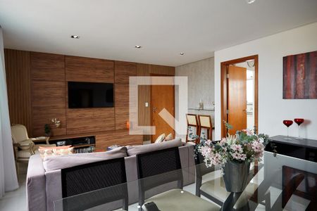 Sala de apartamento à venda com 3 quartos, 89m² em Colégio Batista, Belo Horizonte