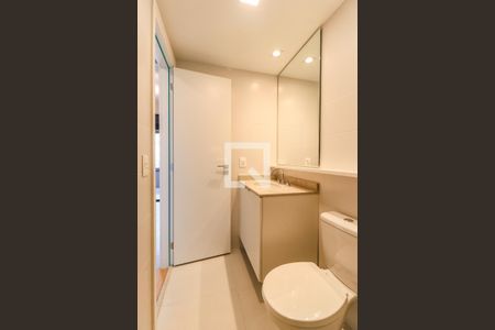 Banheiro de kitnet/studio à venda com 1 quarto, 26m² em Campo Belo, São Paulo