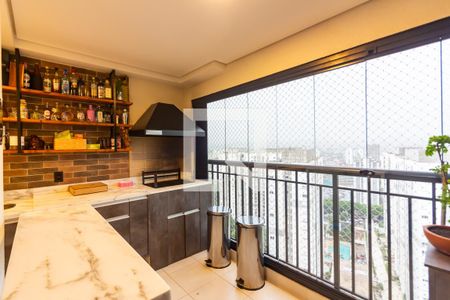 Varanda gourmet de apartamento à venda com 3 quartos, 78m² em Continental, Osasco