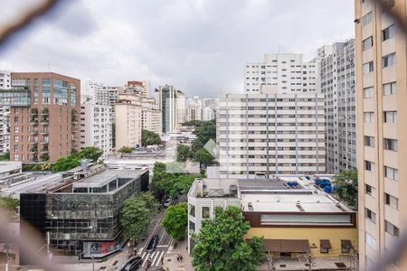 Sala - VIsta de apartamento para alugar com 1 quarto, 60m² em Cerqueira César, São Paulo