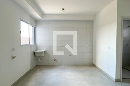 Sala/Cozinha de apartamento à venda com 1 quarto, 45m² em Vila Mangalot, São Paulo