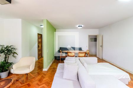 Sala de apartamento para alugar com 3 quartos, 130m² em Campo Belo, São Paulo