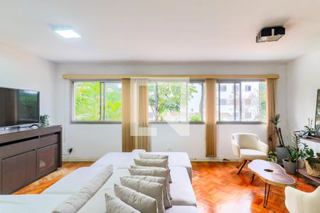 Sala de apartamento para alugar com 3 quartos, 130m² em Campo Belo, São Paulo