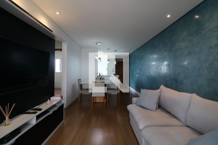 Sala de apartamento para alugar com 2 quartos, 64m² em Campestre, Santo André