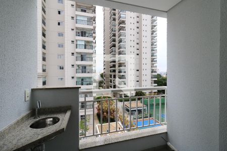 Varanda Gourmet de apartamento para alugar com 2 quartos, 64m² em Campestre, Santo André