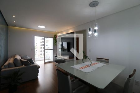 Sala de apartamento para alugar com 2 quartos, 64m² em Campestre, Santo André