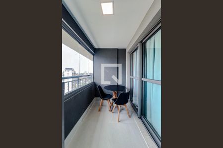 Varanda de kitnet/studio para alugar com 1 quarto, 27m² em Vila Mariana, São Paulo