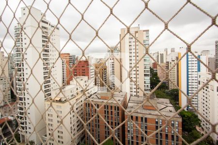 Vista de apartamento à venda com 3 quartos, 126m² em Moema, São Paulo