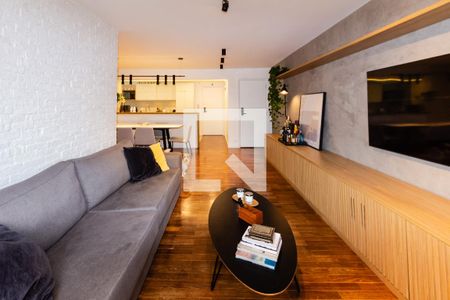 Sala de apartamento à venda com 3 quartos, 126m² em Moema, São Paulo