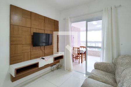 Sala de apartamento para alugar com 2 quartos, 77m² em Cidade Ocian, Praia Grande