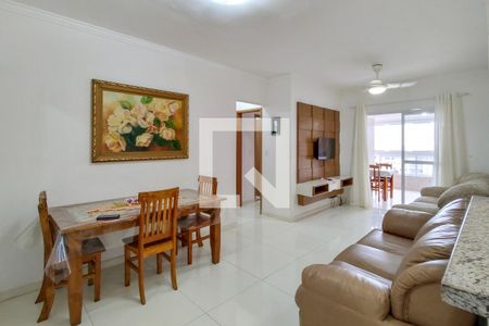 Sala de apartamento para alugar com 2 quartos, 77m² em Cidade Ocian, Praia Grande