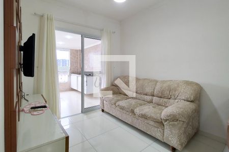 Sala de apartamento para alugar com 2 quartos, 77m² em Cidade Ocian, Praia Grande