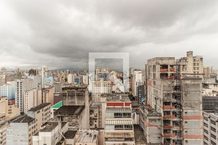 Vista da Varanda de kitnet/studio para alugar com 1 quarto, 28m² em República, São Paulo