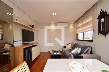 Sala de apartamento à venda com 3 quartos, 90m² em Santo Antônio, Belo Horizonte