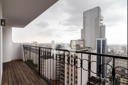 Varanda da Sala de apartamento à venda com 4 quartos, 198m² em Santana, São Paulo